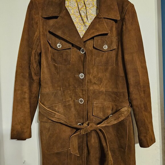 Vintage Suede Coat - Picture 2 of 3